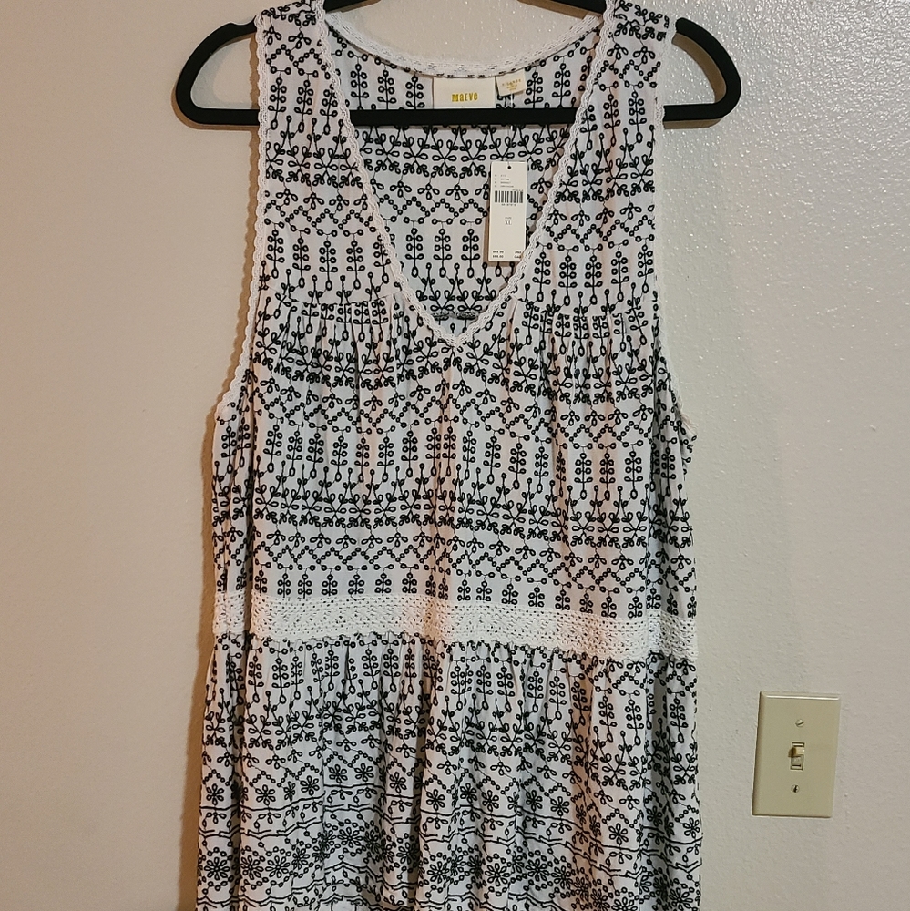 White Embroidered Maeve by Anthropologie Cammie Peplum Top